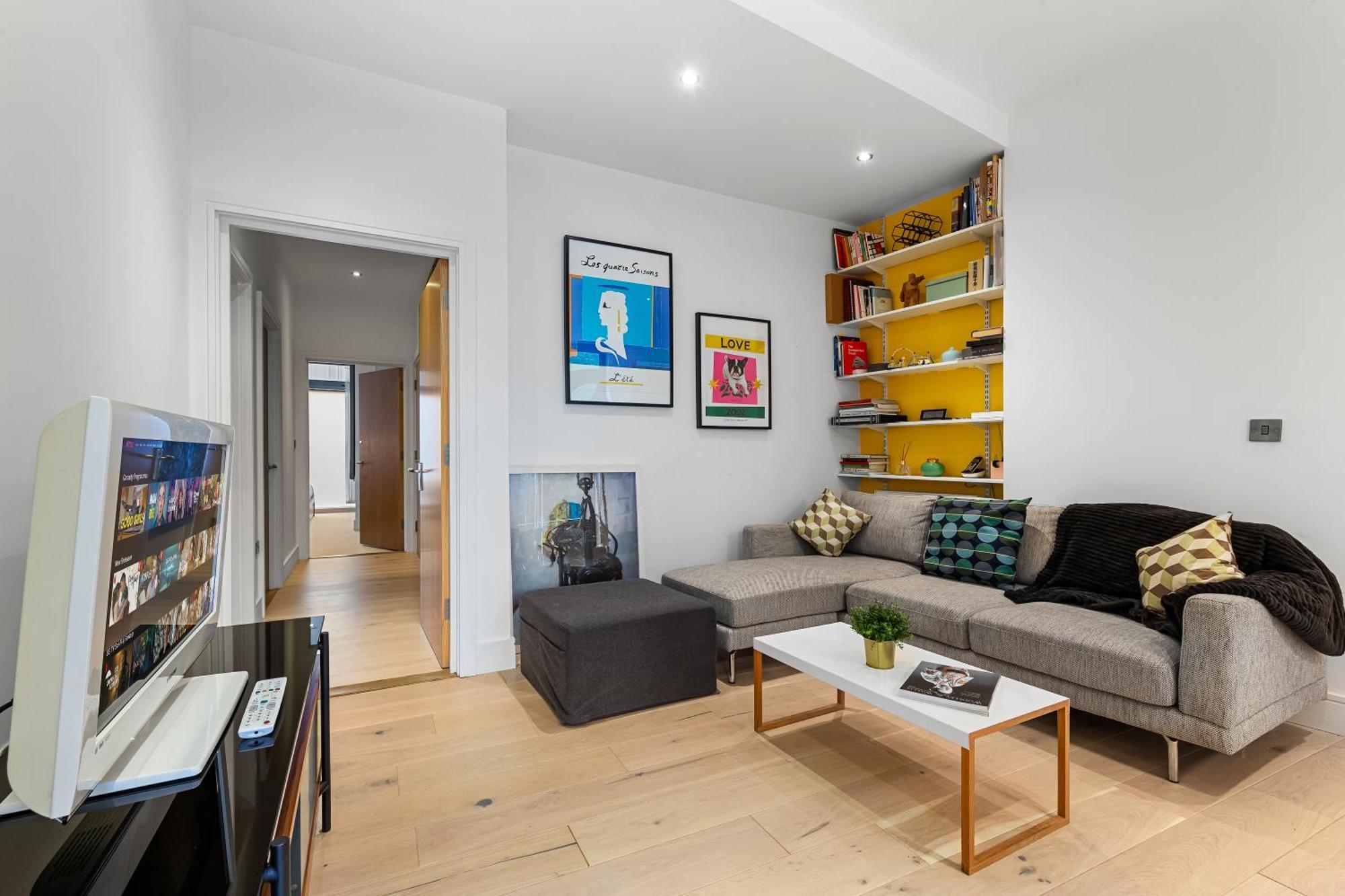 Trendy 2 Bed Flat In Greenwich With Car Parking London Bagian luar foto